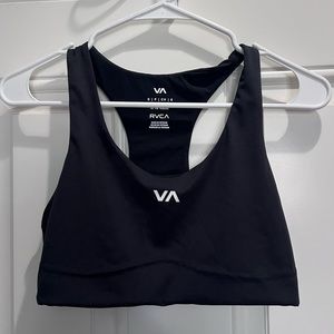 RVCA Black Sports Bra
